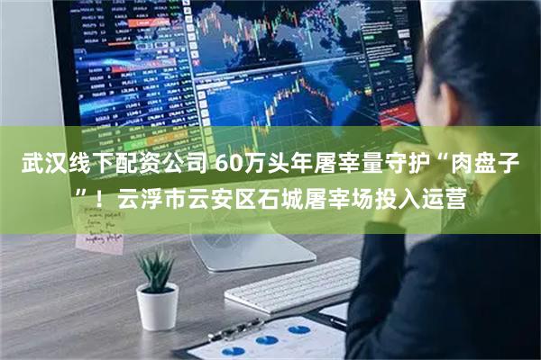 武汉线下配资公司 60万头年屠宰量守护“肉盘子”！云浮市云安区石城屠宰场投入运营