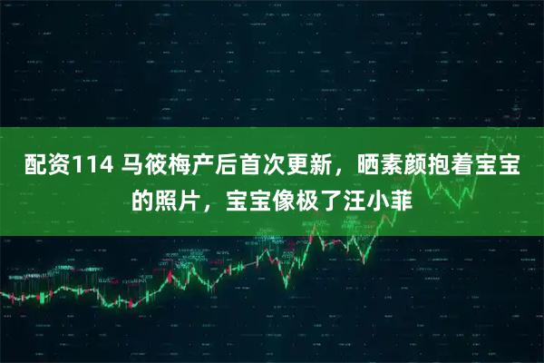 配资114 马筱梅产后首次更新，晒素颜抱着宝宝的照片，宝宝像极了汪小菲